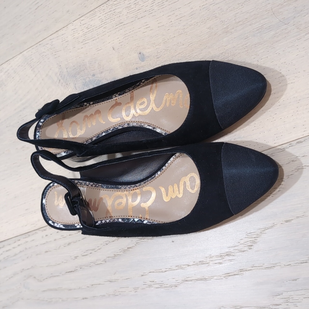 Sam Edelman Sadira Cap Toe sling back Low Pump
